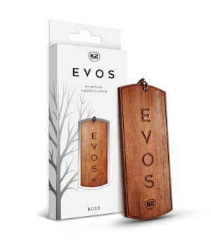 Wooden hanger air freshener Evos Boss