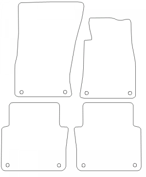 Audi A8 SWB 2003-2010 δεξιά το τιμόνι