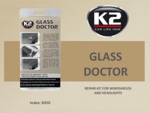 K2 GLASS DOCTOR Windshield repair kit