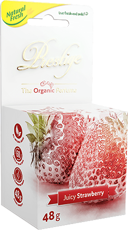 NATURAL FRESH PRESTIGE ORGANIC AIR FRESHENER STRAWBERRY 48gr