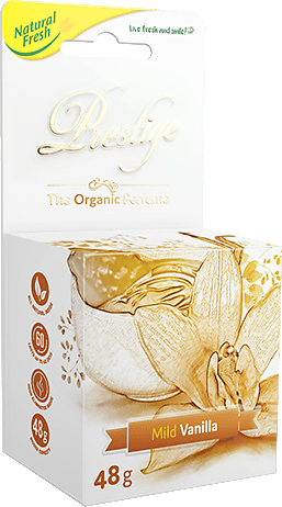 NATURAL FRESH PRESTIGE ORGANIC AIR FRESHENER VANILLA 48gr