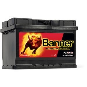 BANNER POWER BULL CAR BATTERY 3B56219 62AH 510A