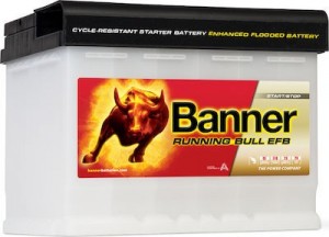 BANNER RUNNING BULL EFB CAR BATTERY 3BRB56511 65AH 640A