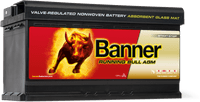 BANNER RUNNING BULL AGM CAR BATTERY 3BRB59201 92AH 850A